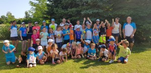 Gruppenfoto Tenniscamp für Kinder 2019 TC Weikendorf